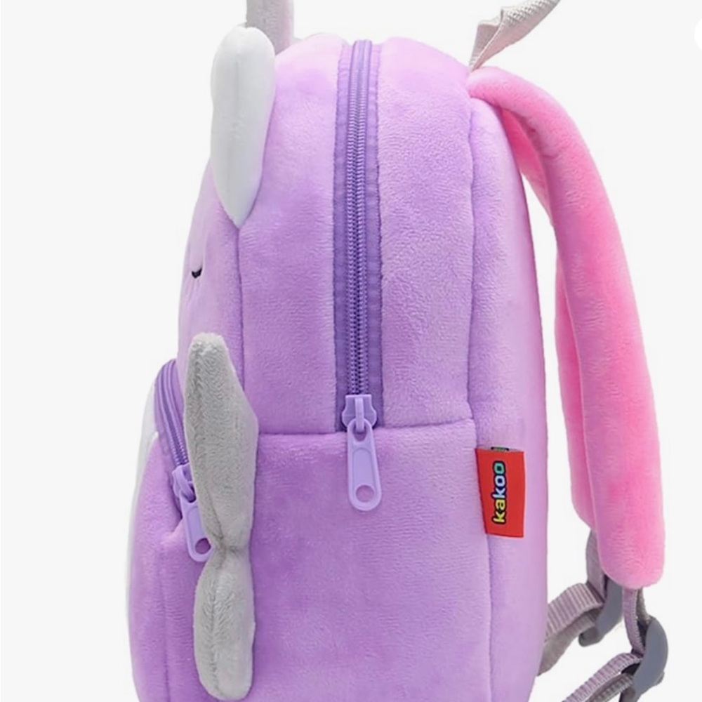Toddler Plush Zoo Animal Backpack Bag 10" Preschool for 2-6 year old’s NWT - Picture 6 of 6